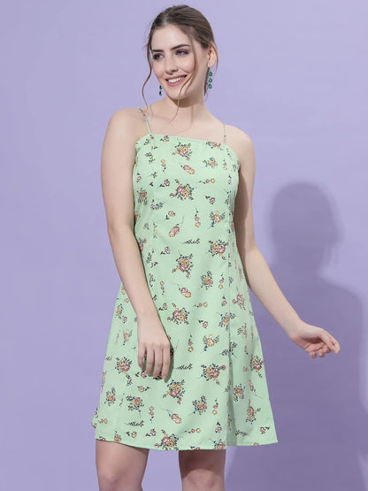 Oomph! WomenS Western & Fusion Wear Dresses For Women, Green - Md523