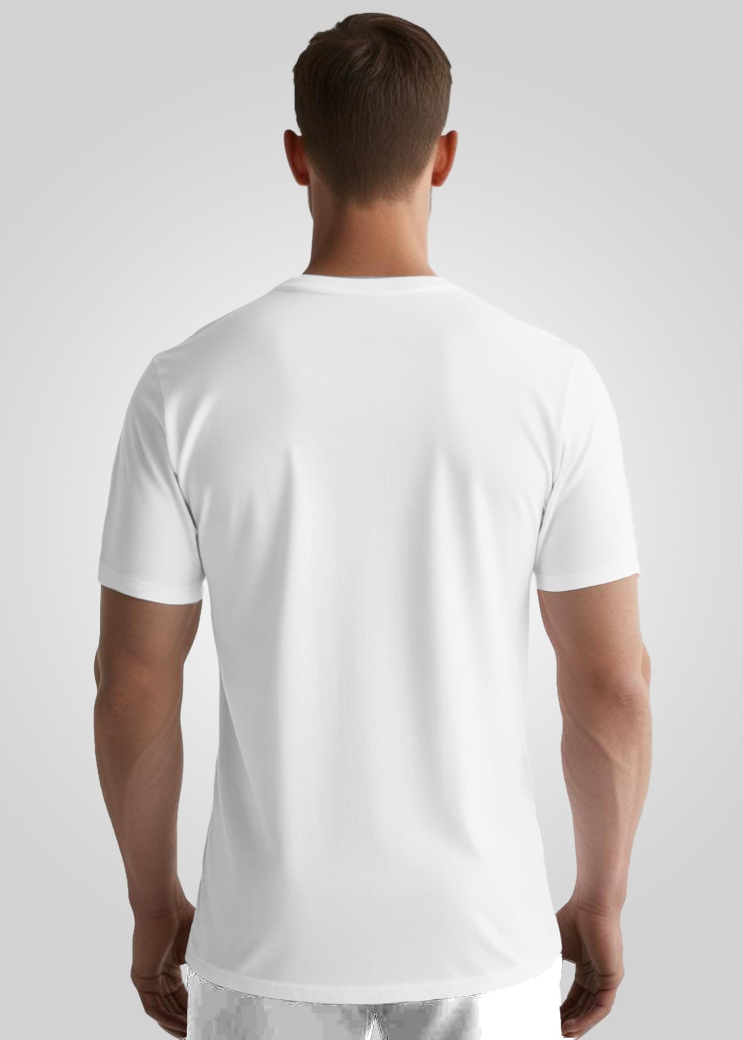Peppyzone Mens Regular Fit T-Shirt (PZ-SkullRider139_White