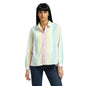 Pepe Jeans Tiara Striped Comfort Fit Shirt With Full Sleeves Pink