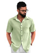 Tee Projekt Mens Solid Regular Fit Shirt (ERE-02_Mint Green