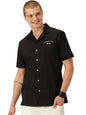 Thomas Scott Classic Slim Fit Cuban Collar Casual Shirt Black