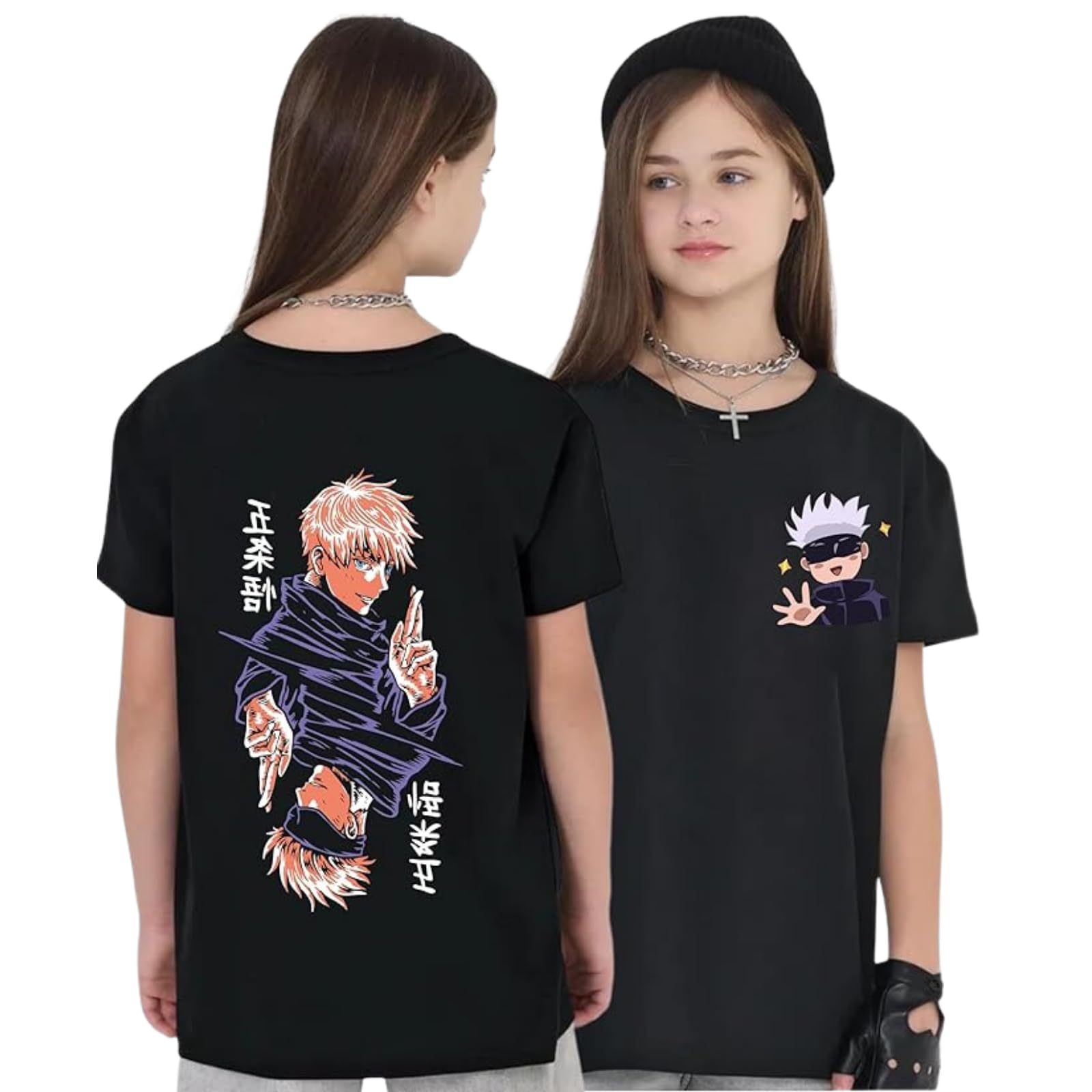 Uniplanet Store GirlS Cotton T Shirt With Printed Cross Graphic Prints Round Neck Half Sleeves Regular Fit And Standard Length