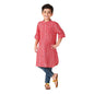 Fabindia BoyS Cotton Woven Regular Kurta (1030884Red_Red
