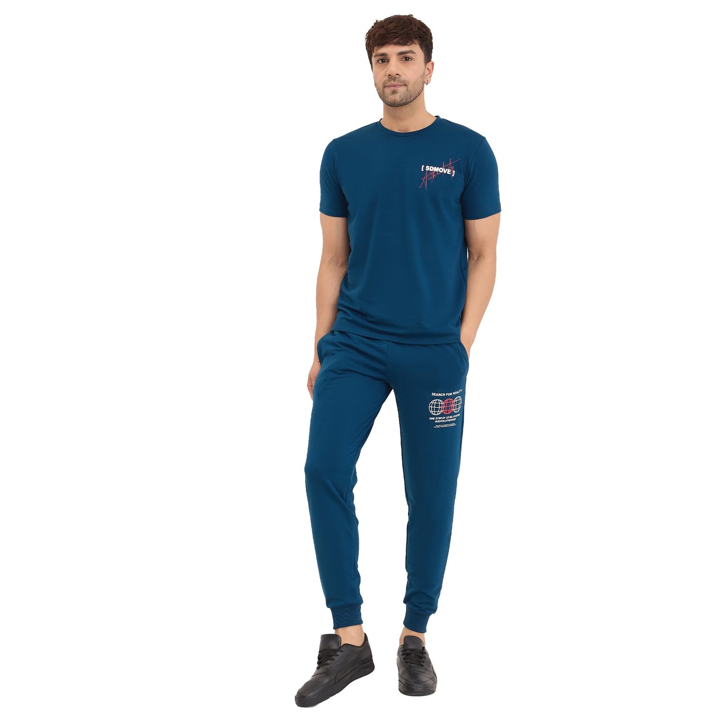 Sweet Dreams Men Solid Pyjama Set