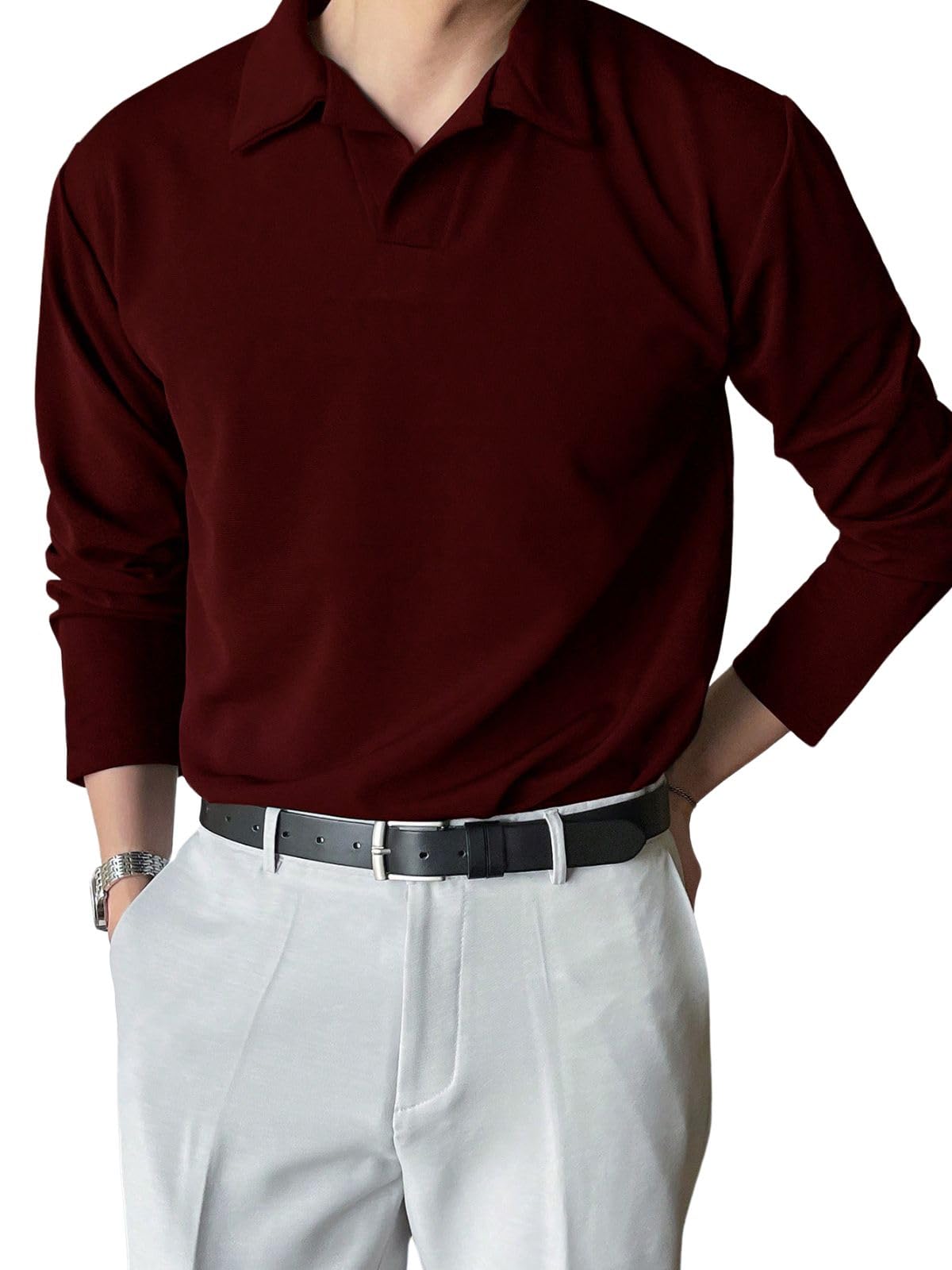 Leriya Fashion MenS Regular Fit Black Polo T-Shirt  Plain & Versatile