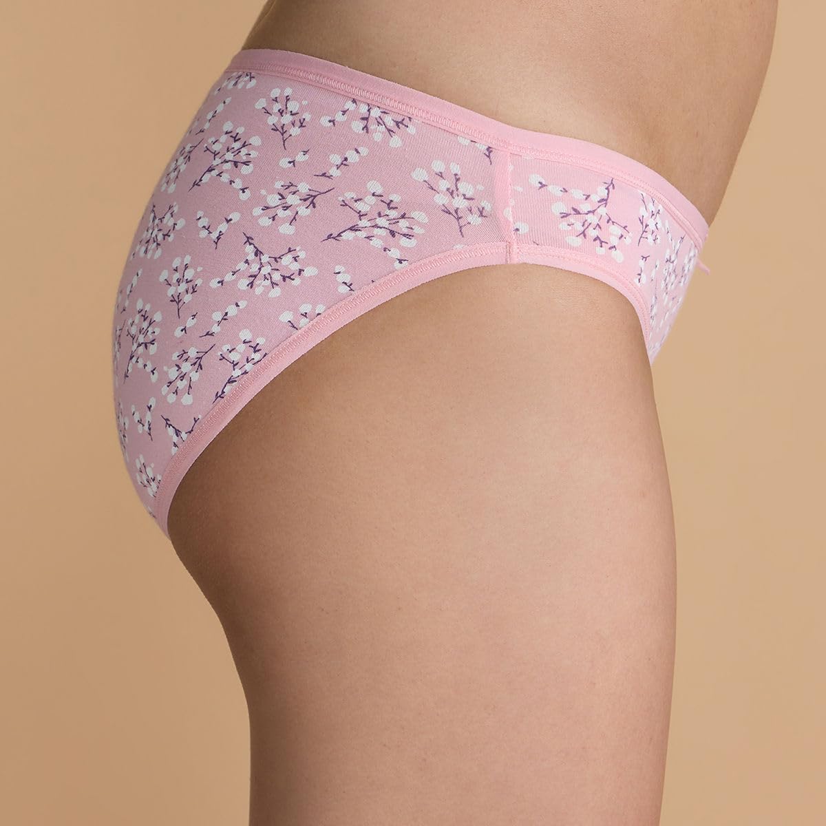 Nykd (Nyp030 Assorted (Pack Of 3) Low Rise Bikini Panty Set For Women | Super Soft, Breathable Cotton With Anti Microbial & Anti