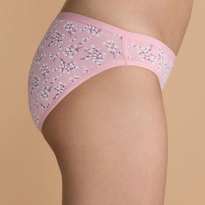 Nykd (Nyp030 Assorted (Pack Of 3) Low Rise Bikini Panty Set For Women | Super Soft, Breathable Cotton With Anti Microbial & Anti