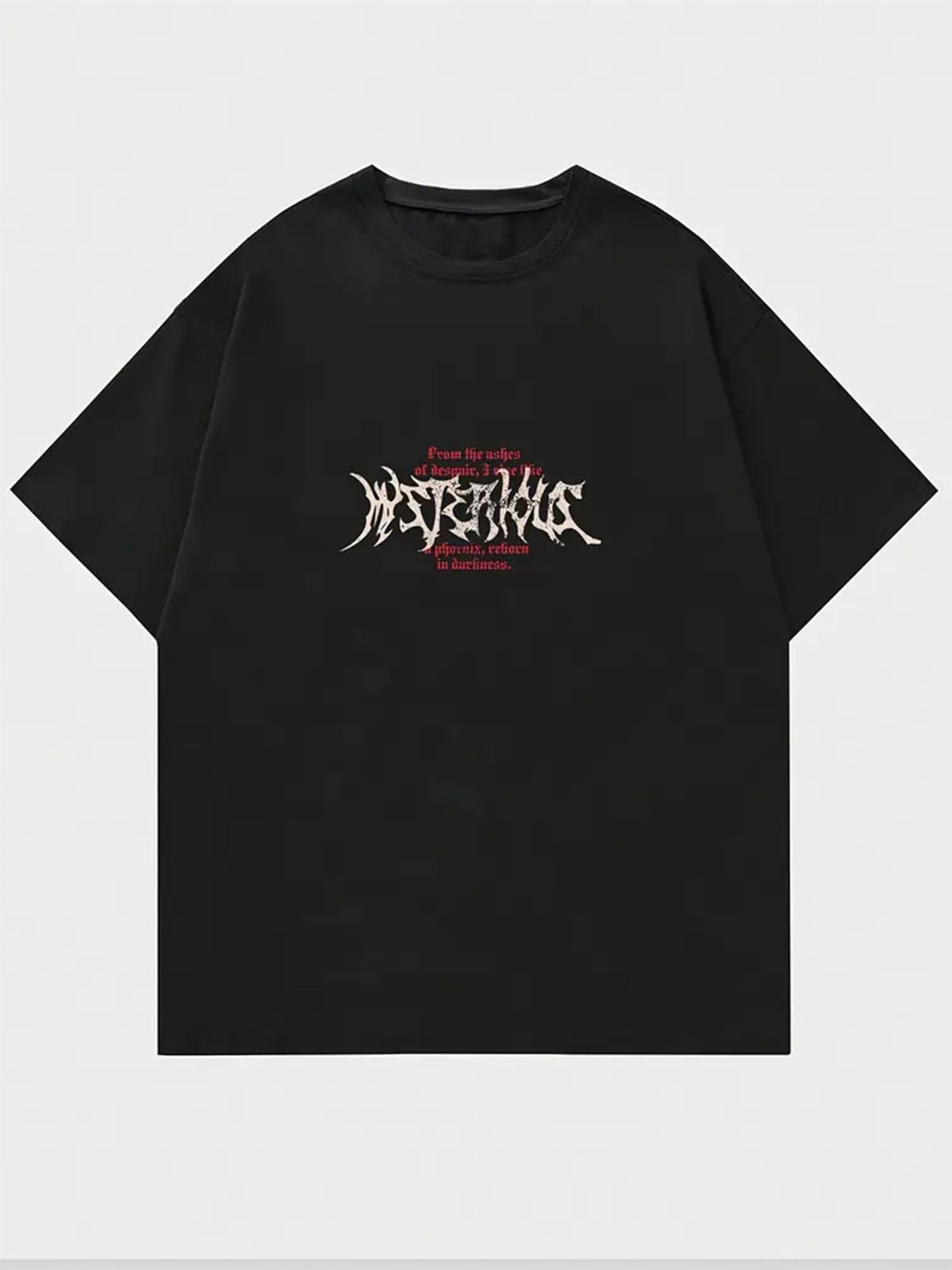 Thalasi Men Cotton Aesthetic Oversized T Shirt For Men - Black T Shirt For Men Stylish | Half Sleeve Oversize Fit Round Neck Tsh