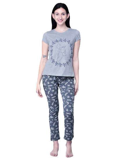 Lyra 701 Premium Cotton Printed Night Suit For Women