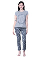 Lyra 701 Premium Cotton Printed Night Suit For Women