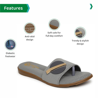 Ortho Joy Fancy Doctor Slipper For Women | Comfortable Fashionable Footwear For Women