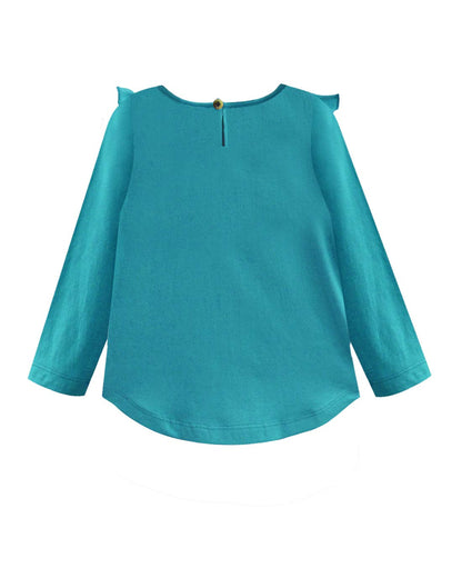 A.T.U.N. (ALL THINGS UBER NICE) Girls Full Sleeve Casual T-Shirt