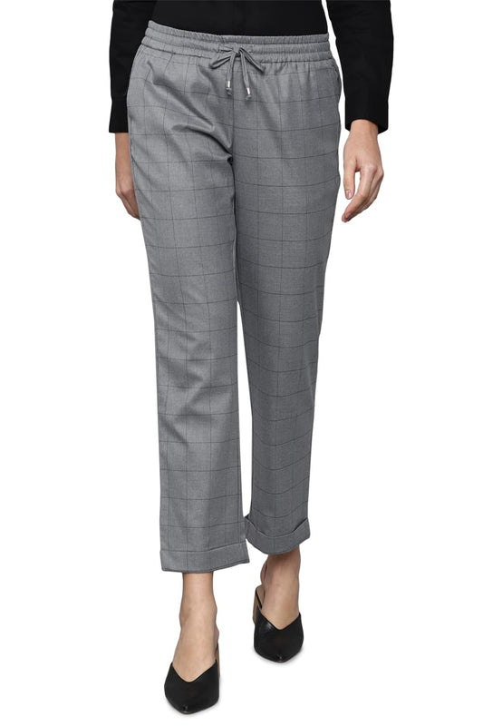 Allen Solly Women Slim Fit Casual Polyester Pants
