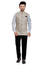 BE ACTIVE Mens Linen Blend Nehru Jacket With Mandarin Collar || Ethnic Koti For Men || Men Koti Formal|| Men Koti Wedding (RFKT