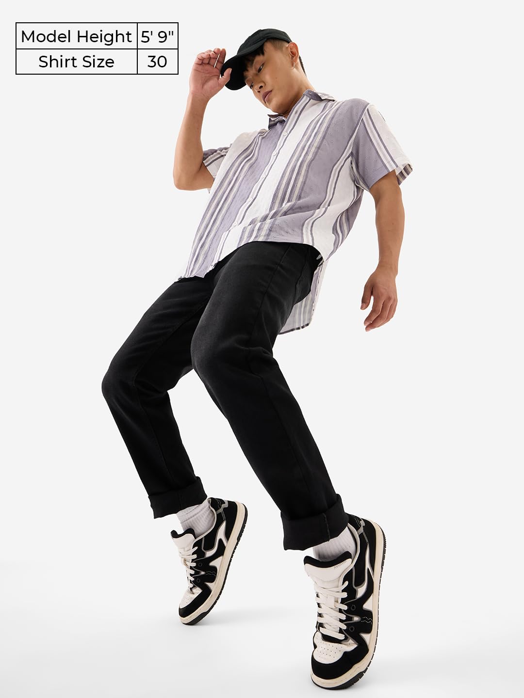 The Souled Store Denim: Cotton Blend Charcoal Men & Boys Buttoned Slim Fit Jeans