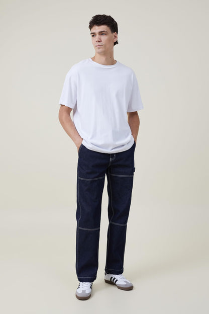 Kotty MenS Regular Mid Rise Solid Black Jeans