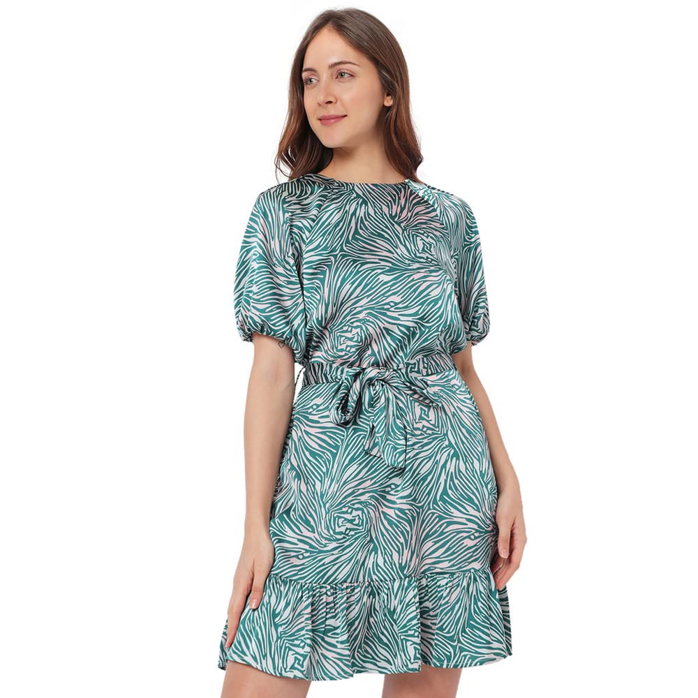 Vero Moda Fit & Flared Dress (257170601_Dark Ivy_M)