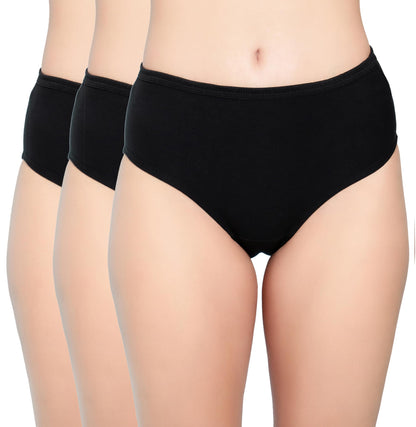 Shasmi Womens Super Combed Cotton Mid Low High Rise Coverage Hipster Full Briefs Breathable with Concealed Waistband Ladies Und