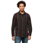 Pepe Jeans MenS Striped Regular Fit Shirt (Pm308406_Navy Blue And Green