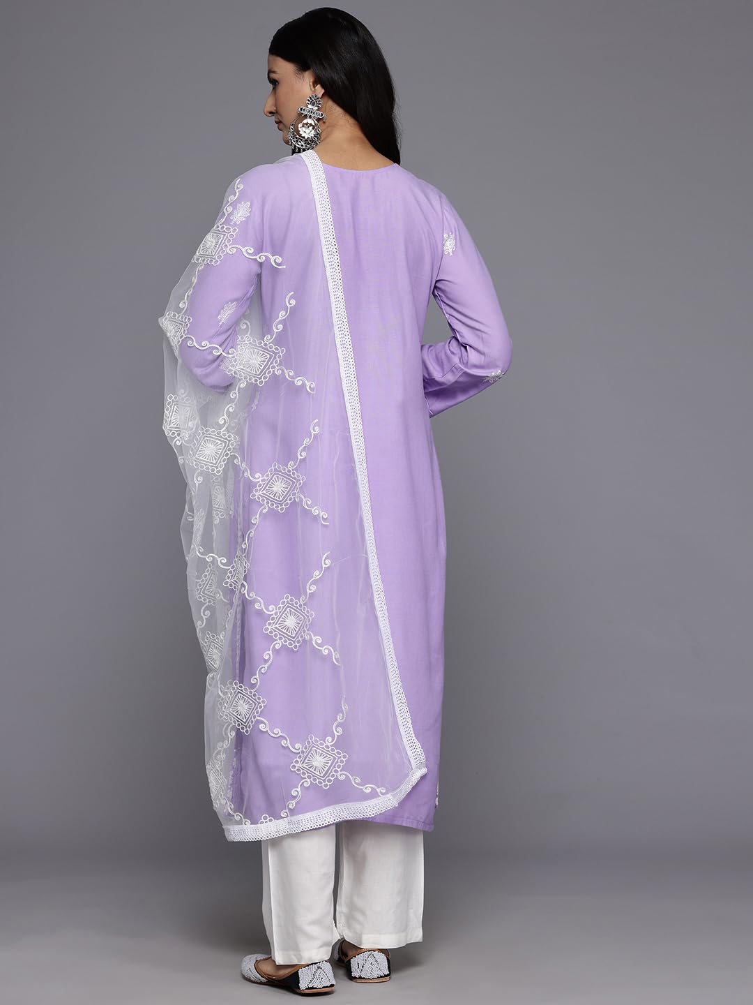 Varanga Women's Rayon Solid Regular Kurta