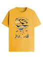 ADRO T Shirts for Boys & Girls || Ocean Sharks Printed T-Shirt || Ages 3-14 || 100% Cotton Round Neck Tshirt for Boys & Girls||K