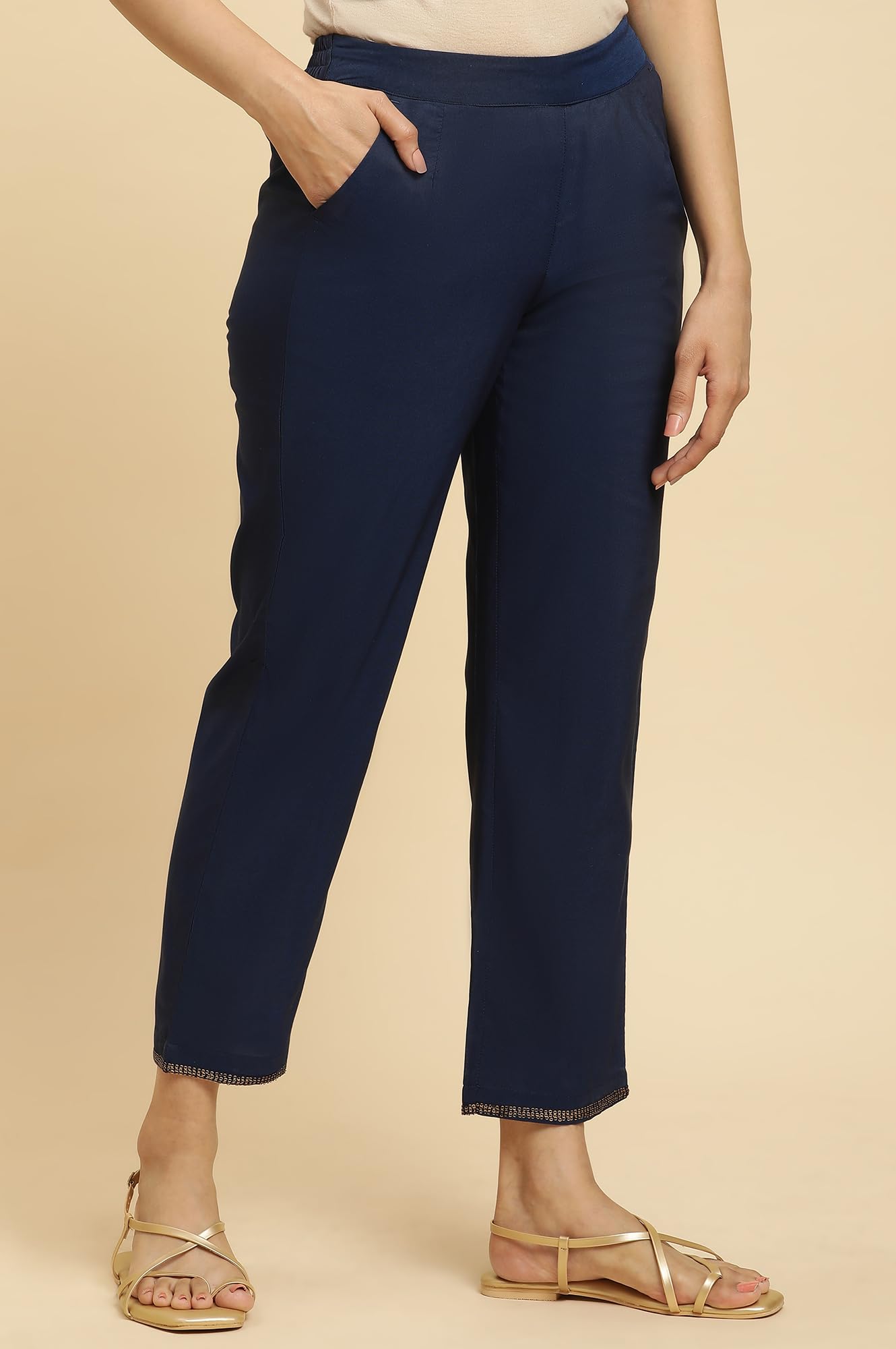 W Straight Pants for Women | Trousers for Women | W for Woman
