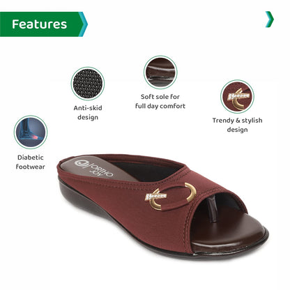 ORTHO JOY Fancy doctor slippers | Soft slipper for women | Comfortable footwear for women stylish