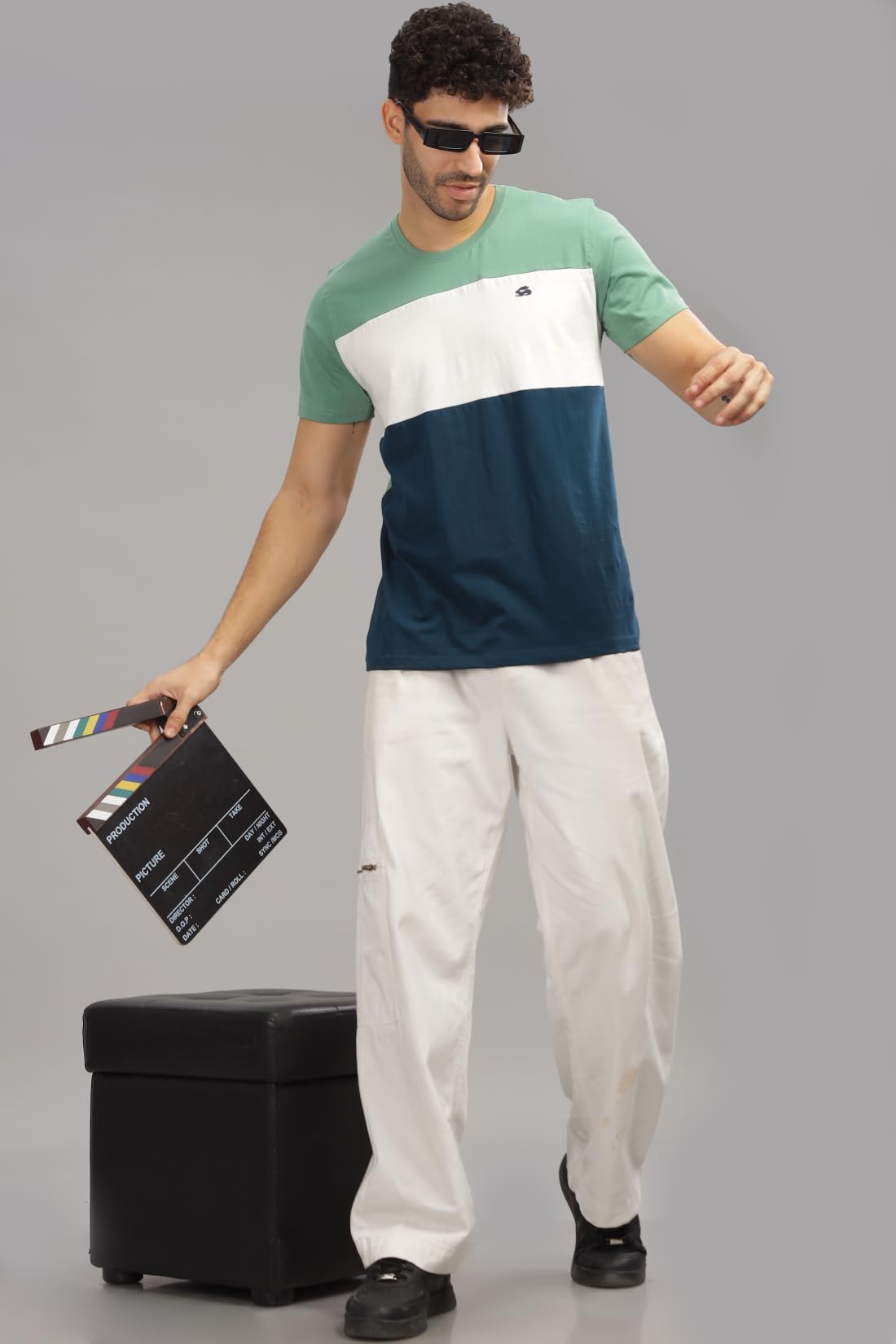 ADRO Tshirt for MenMulti Color T-Shirt for MenCotton T-ShirtMens TshirtRN8-24-PTWHSB