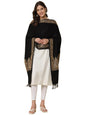 Pashmoda Women Zarbaft Embroidered Stole (Size 71X203 CM)