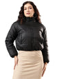 Kotty WomenS Cozy, Durable, And Effortlessly Chic Winter Puffer Jacket(Black,L)