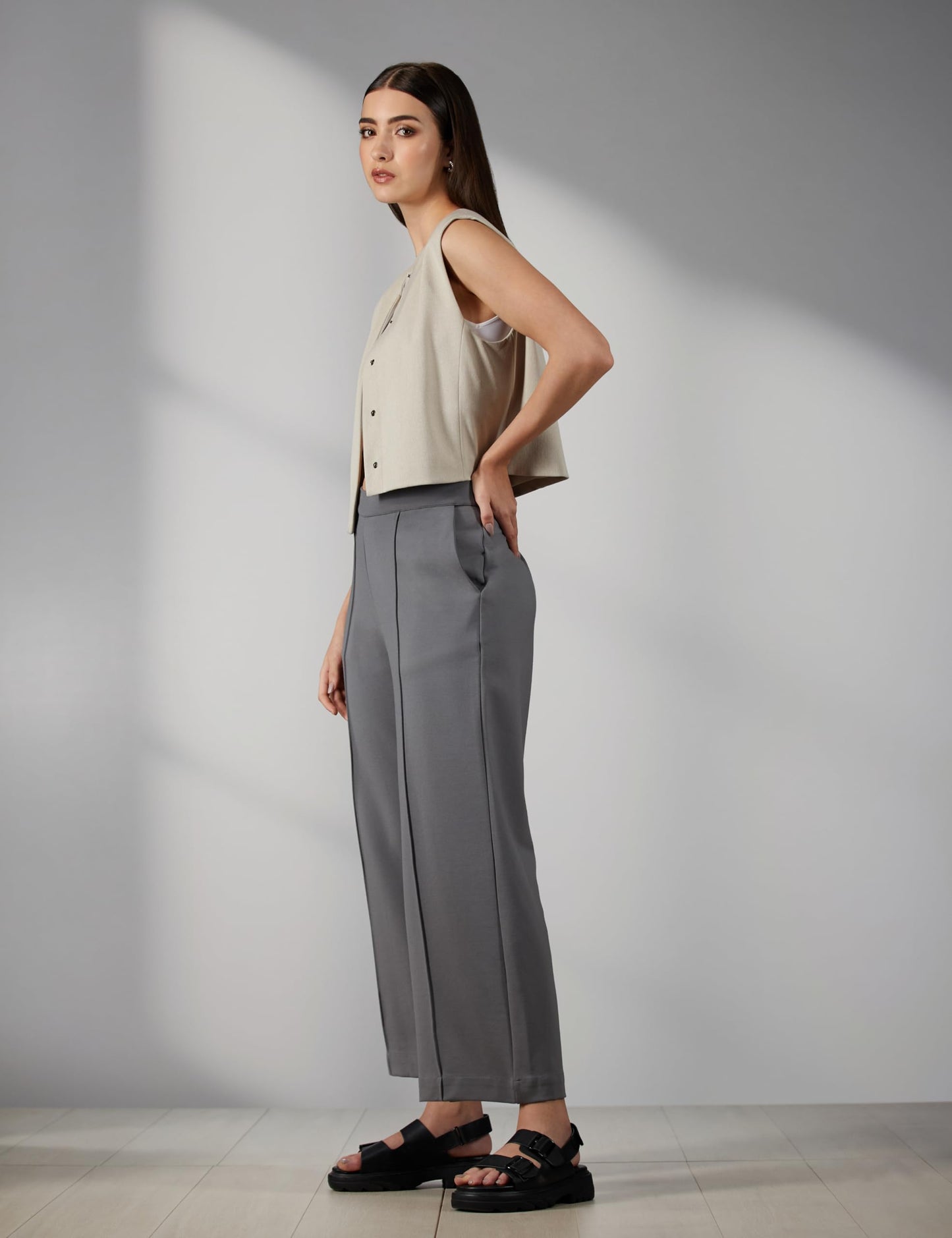 W Straight Pants for Women | Trousers for Women | W for Woman