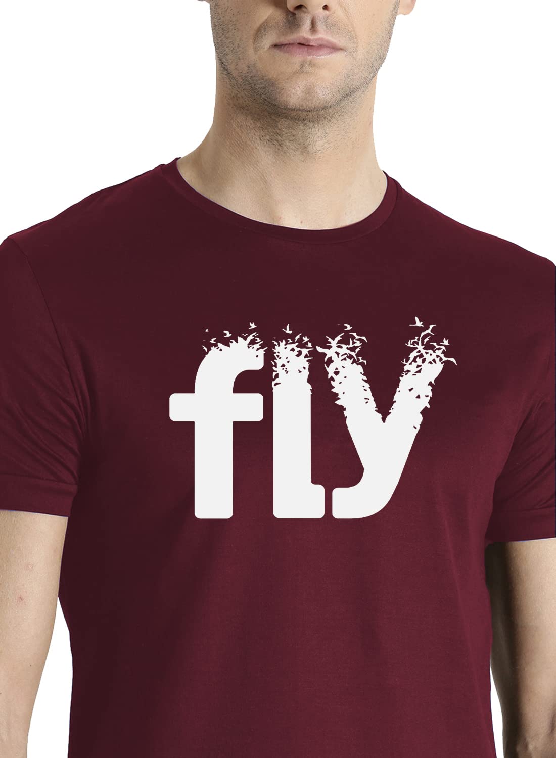 ADRO Fly Mens Cotton Printed T-Shirts (R21-M-FLY)