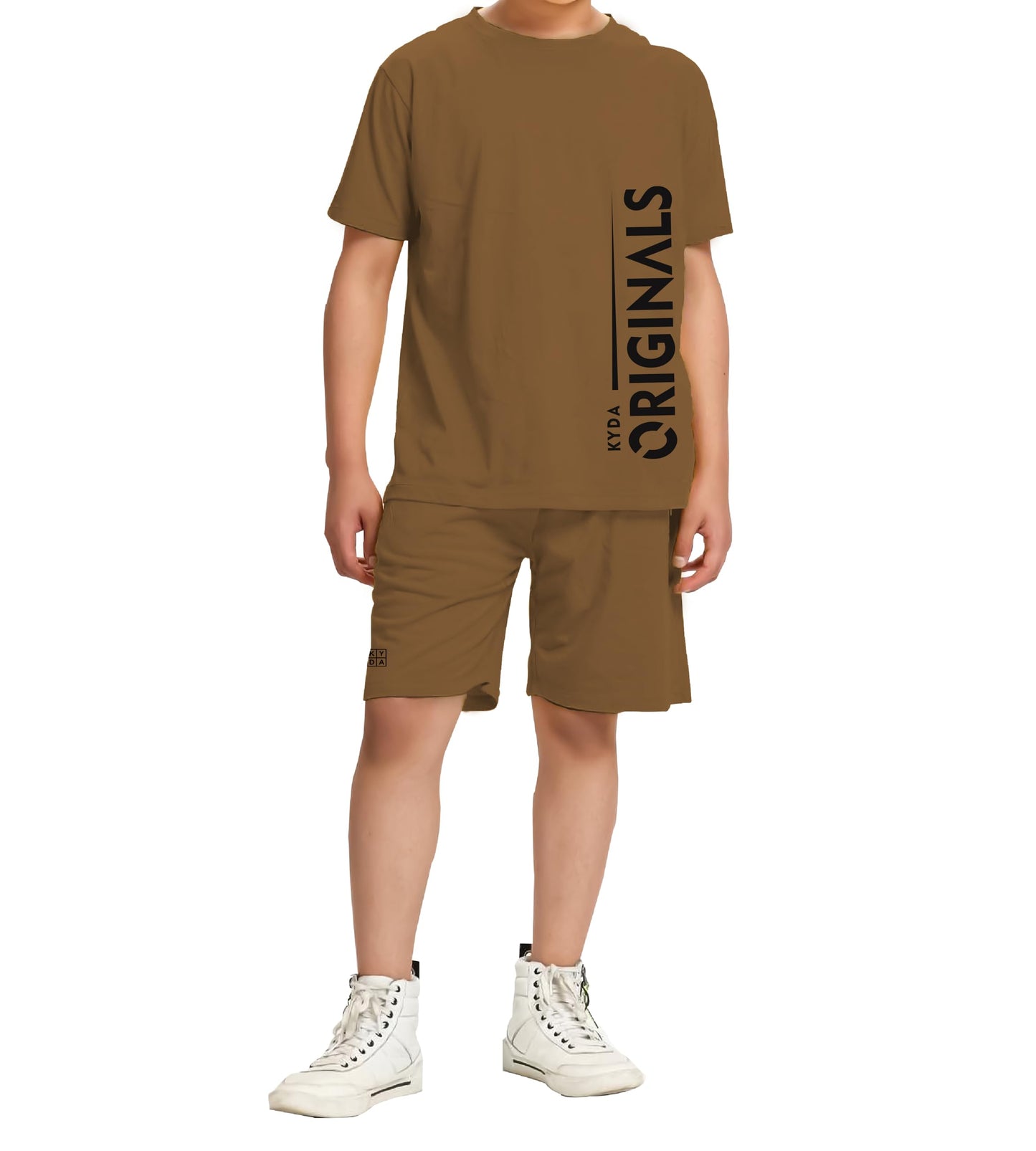 Kyda Kids100% Pure Cotton BoyS Premium Printed Tshirt And Shorts Set