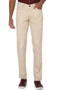 Allen Solly Men Slim Fit Printed Casual Denim Cotton Pants