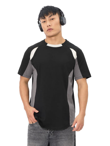 The Souled Store Originals: Blanchette Regular Fit Cotton Short Sleeve Round Neck Drop Cut T-Shirts for Men and Boys