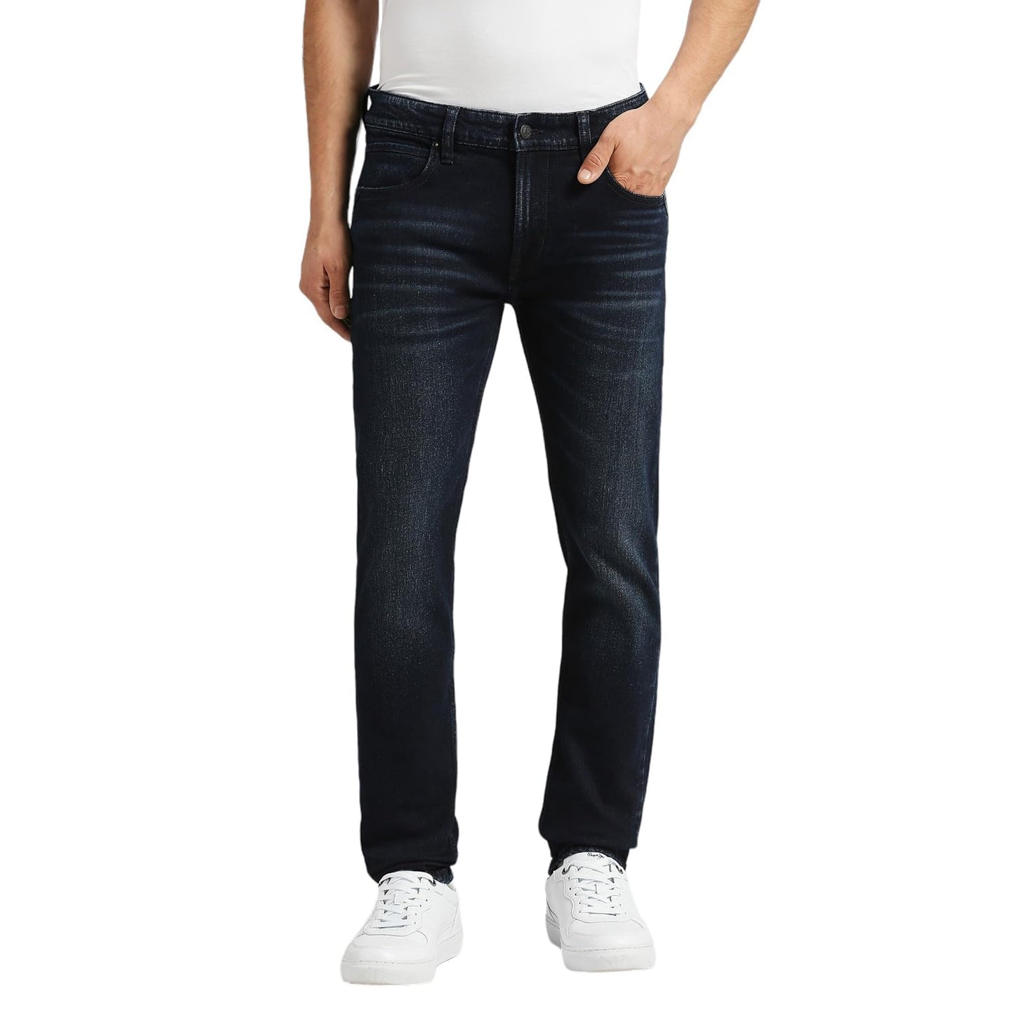 Pepe Jeans MenS Tapered Jeans (Pm207768Q031_Dark Used Indigo Blue
