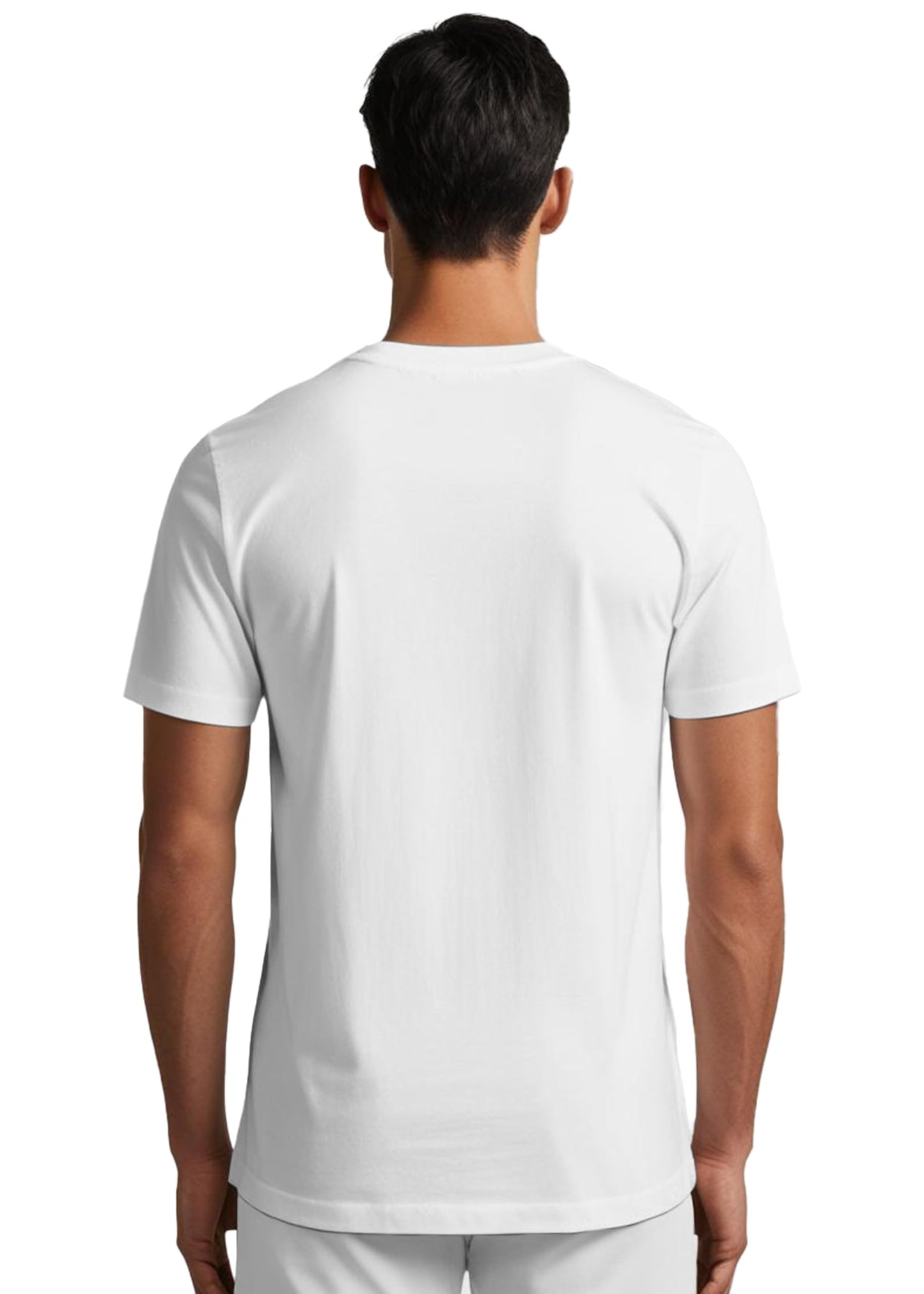 Peppyzone Mens Regular Fit T-Shirt (PZ-Army433_White