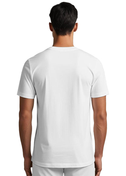Peppyzone Mens Regular Fit T-Shirt (PZ-Army433_White