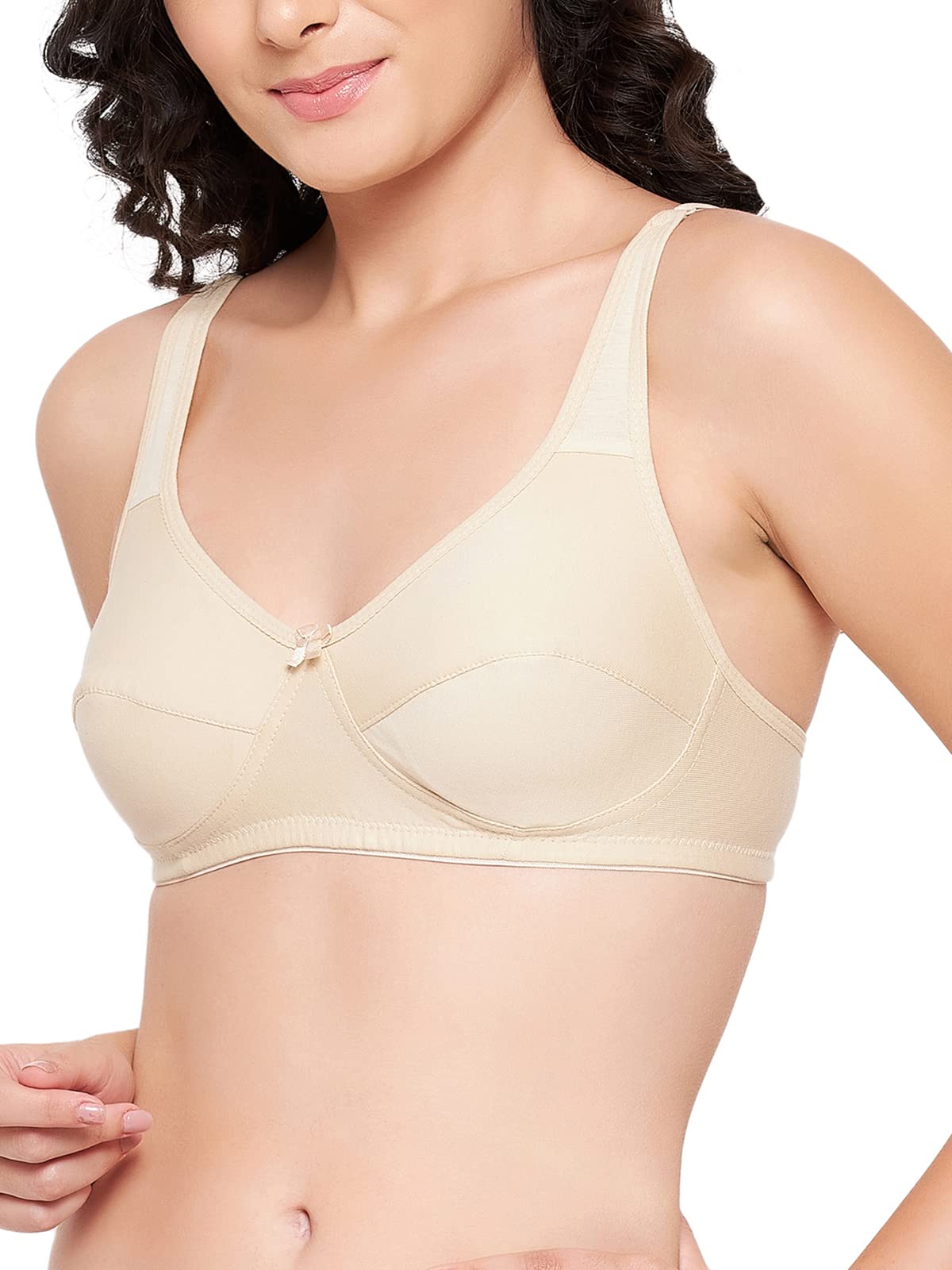 Clovia Womens Bra Beige