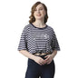 Pepe Jeans Stripes Cotton Round Neck WomenS T-Shirt (Navy, Xl)