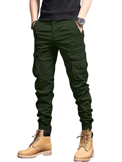 Leriya Fashion MenS Cargo Pants With Pockets | Cotton Joggers For Men | 6 Pocket Jeans Pant | Casual Trousers For Men (Lf-Tp-11