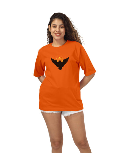 SHODOX Bio-Washed Anti Bacterial 100% Pure Cotton Womens Oversized Asthetic Premium Printed T-Shirt | Cozy Soft, Less Wrinkles,