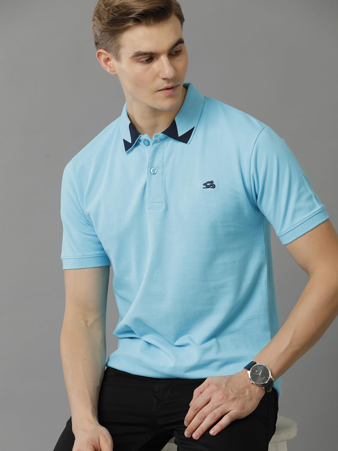 ADRO Premium Cotton Polo for Men (PN23-H-PLN-MI_Mint)