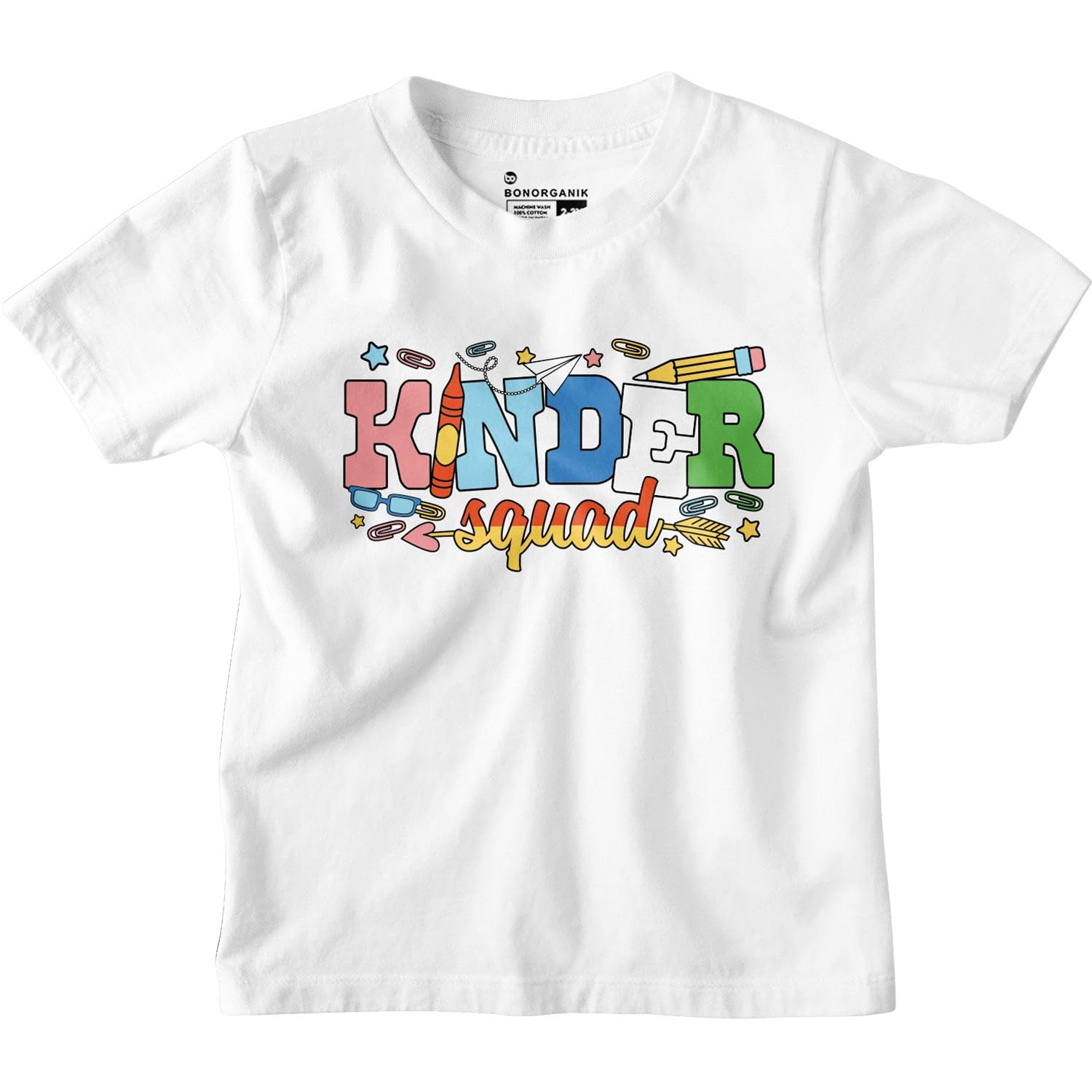 Bon Organik Boys Regular Fit T-Shirt (BON12159_White