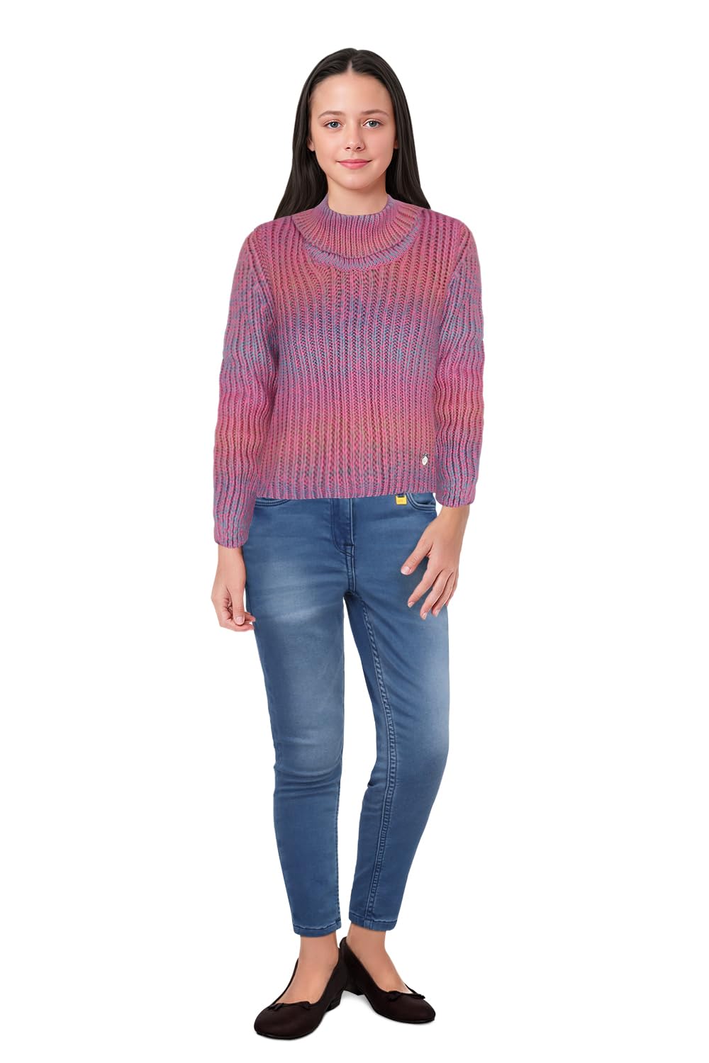 Allen Solly Girls Regular Fit Sweater