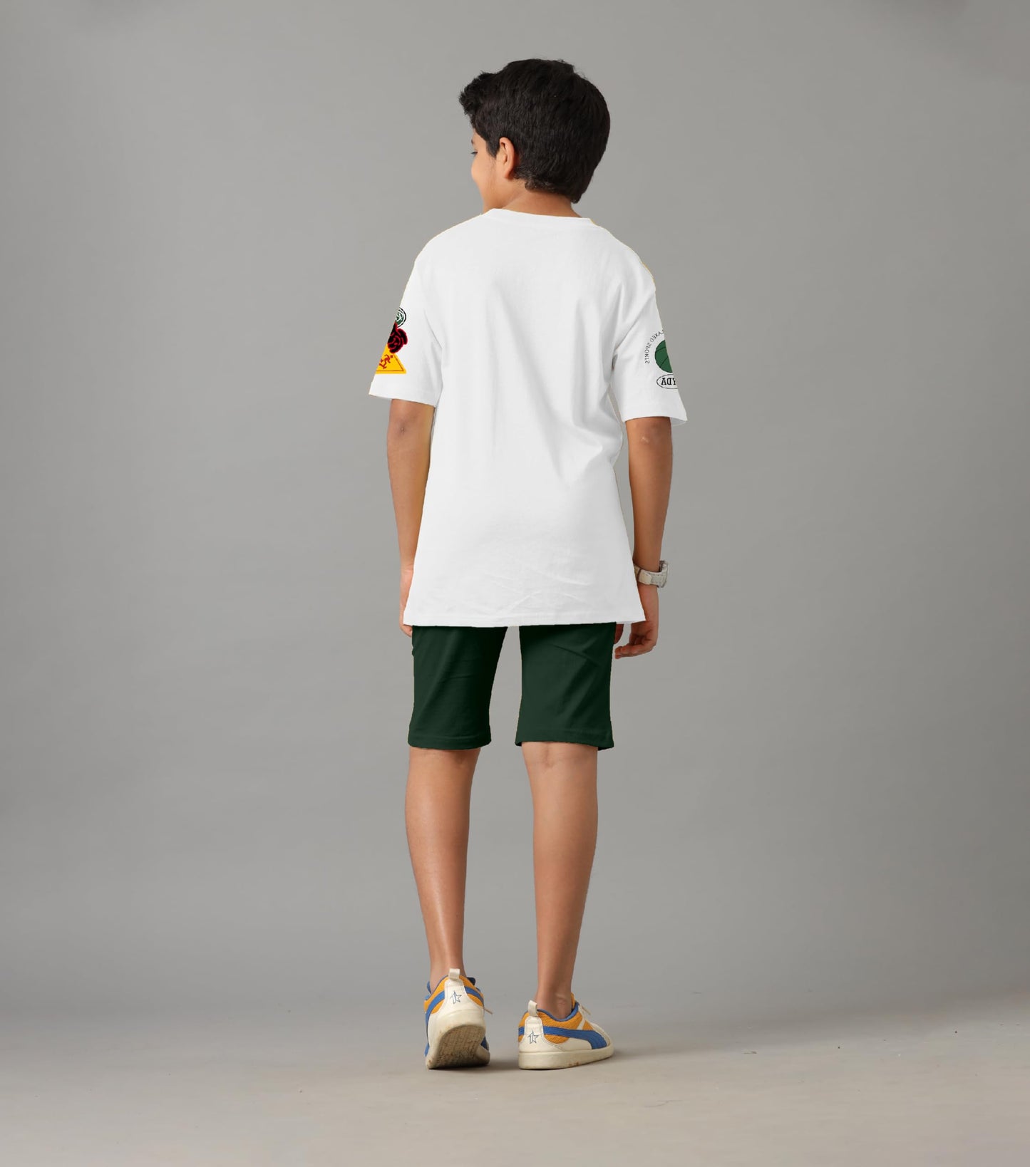 Kyda Kids 100% Pure Cotton Boys Premium Printed Tshirt And Shorts Co-Ords Set (Pack Of 1)