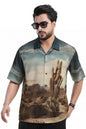 Greciilooks MenS Half Sleeve Shirt, Stylish Printed & Solid Slim Fit Casual Formal Shirt For Men, Regular Fit Trendy Party & Of