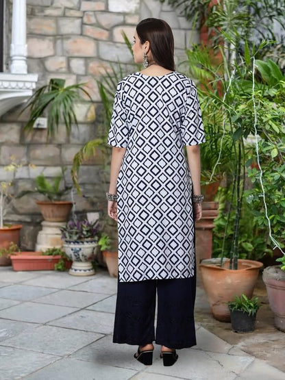 Pinkmint Festival Wear Printed Crepe KurtiS For WomenS Ll Ethnic Kurti Ll Comfortable Kurti (Pack Of 6)