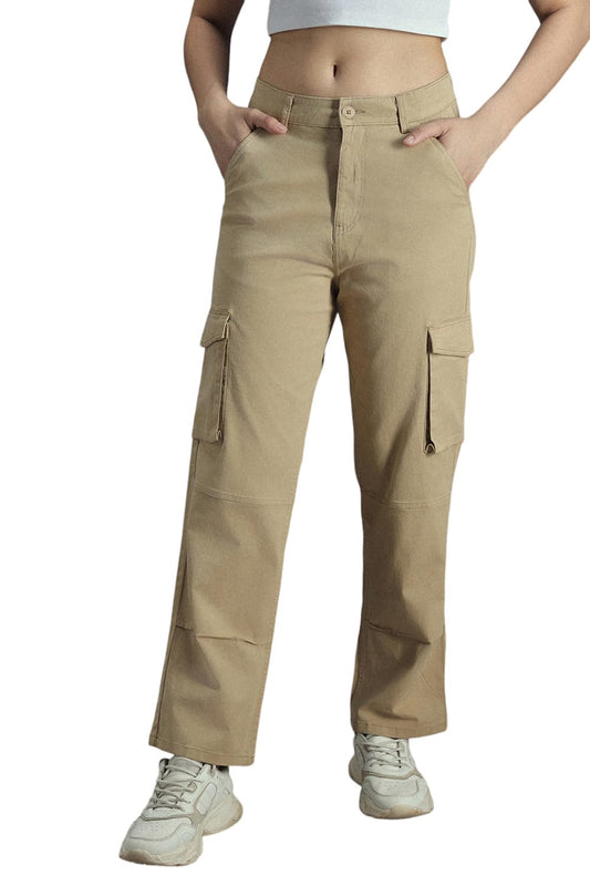 High Star WomenS Classic Trouser (Hswwts2402_Kh_Khaki