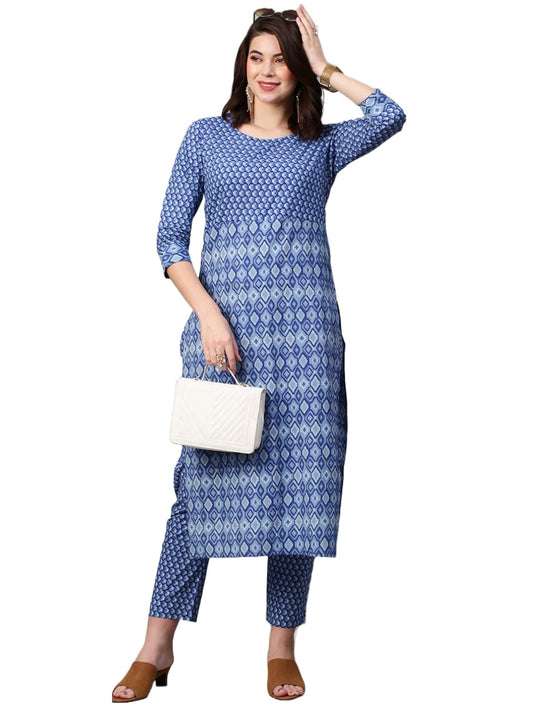 ANNI DESIGNER Women's Cotton Blend Kurta Sets And Pant
